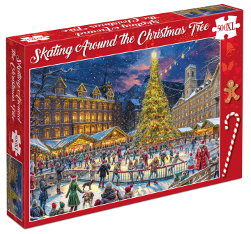 Tucker's Fun Factory - Skating Around the Christmas Tree - 500 XL Stukjes 2