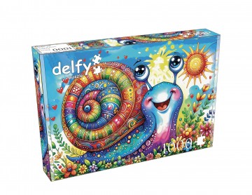 Delfy Puzzle - Snail You Later! - 1000 Stukjes 2