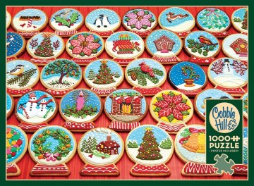 Cobble Hill - Snow Globe Cookies - 1000 Stukjes 2
