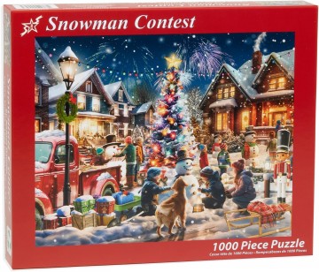 Vermont Christmas Company - Snowman Contest - 1000 Stukjes 2