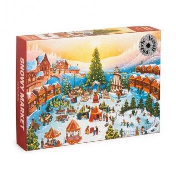 Trevell Puzzle - Snowy Market - 1000 Stukjes 2