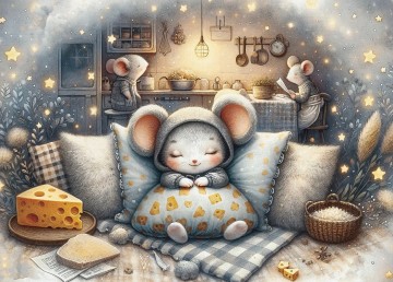 Delfy Puzzle - Snuggled in Comfort - 1000 Stukjes