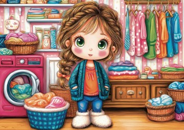 Delfy Puzzle - Spin Time Fun - 1000 Stukjes