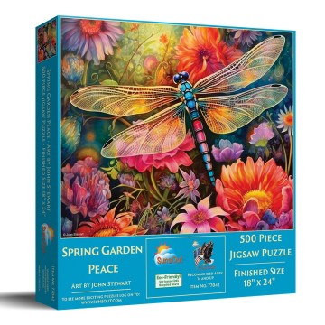 SunsOut - Spring Garden Peace - 500 Stukjes 2