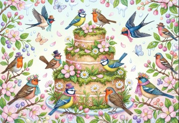Alipson Puzzle - Joie Printaniere - 1000 Stukjes