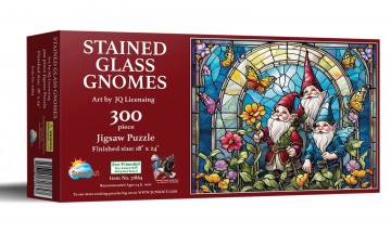 SunsOut - Stained Glass Gnomes - 300 XL Stukjes 2