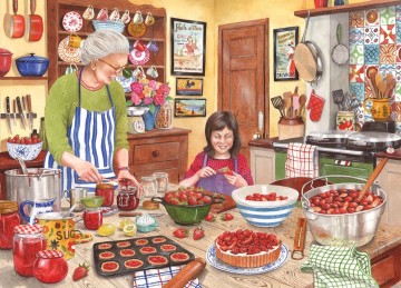 Bits and Pieces - Grandma's Kitchen Strawberry Jam - 1000 Stukjes