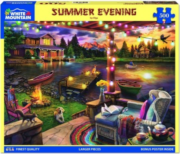 White Mountain - Summer Evening - 500 XL Stukjes 2