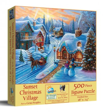 SunsOut - Sunset Christmas Village - 500 Stukjes 2