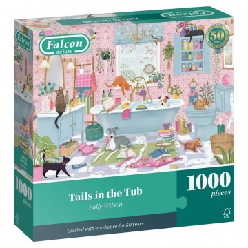 Falcon de Luxe - Tails in the Tub - 1000 Stukjes 2