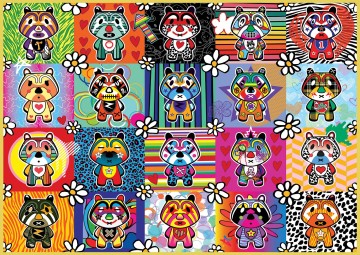 Art Puzzle - Tantan and Momo - 500 Stukjes