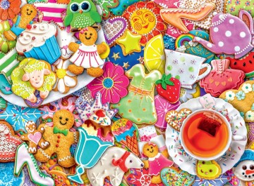 Buffalo Games - Tea & Cookies - 1000 Stukjes Schade