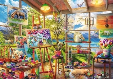 Trefl - The Art of Painting - 2 x 500 Stukjes 4