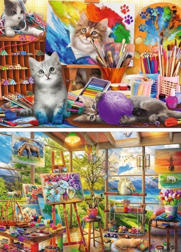 Trefl - The Art of Painting - 2 x 500 Stukjes