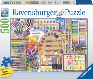 Ravensburger - The Artist's Palette - 500 XL Stukjes 3