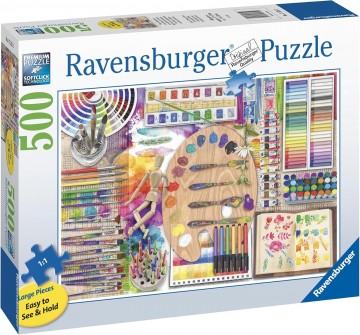 Ravensburger - The Artist's Palette - 500 XL Stukjes 2