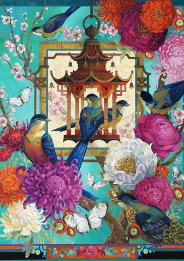 Bluebird Puzzle - The Asiatic Garden - 1000 Stukjes