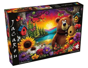 JaCaRou Puzzle - The Bear & The Bees - 1000 Stukjes 2