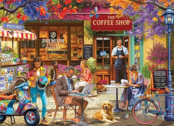 RoseArt Kodak Premium - The Coffee Shop - 1000 Stukjes