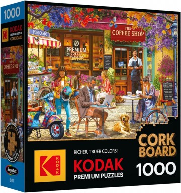 RoseArt Kodak Premium - The Coffee Shop - 1000 Stukjes 2