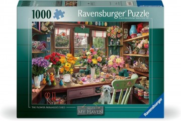 Ravensburger - The Flower Arranger's Shed - 1000 Stukjes 2