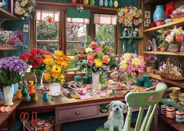 Ravensburger - The Flower Arranger's Shed - 1000 Stukjes