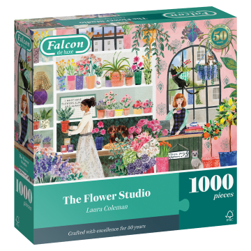 Falcon de Luxe - The Flower Studio - 1000 Stukjes 2