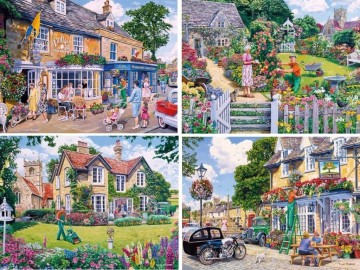 Gibsons - The Gardener's Round - 4 x 500 Stukjes