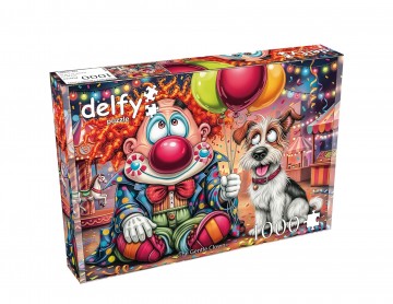 Delfy Puzzle - The Gentle Clown - 1000 Stukjes 2
