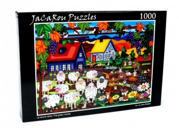 JaCaRou Puzzles - The Green Mouse - 1000 Stukjes 2