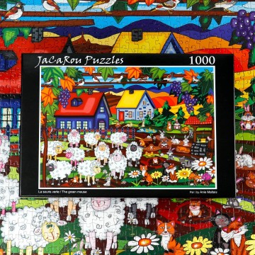 JaCaRou Puzzles - The Green Mouse - 1000 Stukjes 3