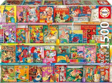 Educa - The Kitschy Funbook Nook - 1500 Stukjes 3