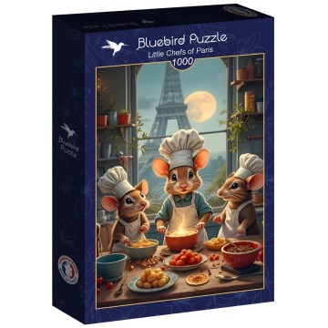 Bluebird Puzzle - Les Petit Chefs de Paris - 1000 Stukjes 2