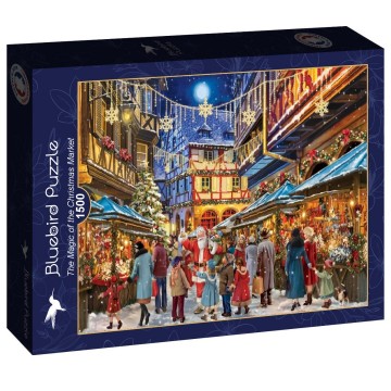 Bluebird Puzzle - La Magie de Marché de Noël - 1500 Stukjes 2