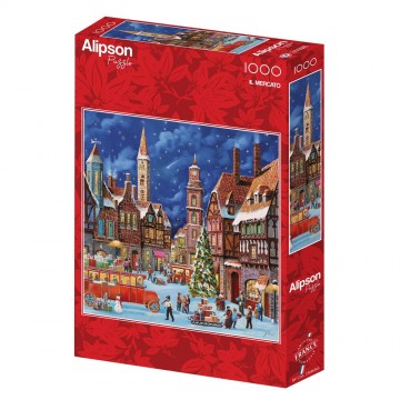 Alipson Puzzle - Il Mercato - 1000 Stukjes 2