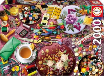 Educa - The Sewing Table - 2000 Stukjes 2