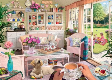 Ravensburger - The Tea House - 1000 Stukjes Schade