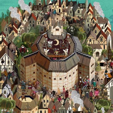 Laurence King - The World of Shakespeare - 1000 Stukjes 4