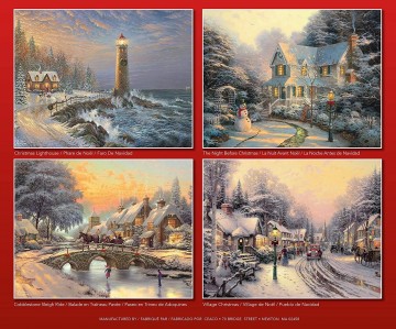 Ceaco - Thomas Kinkade Christmas Multipack  - 4 x 500 Stukjes
