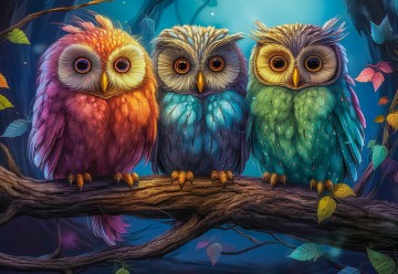 Castorland - Three Little Owls - 1000 Stukjes
