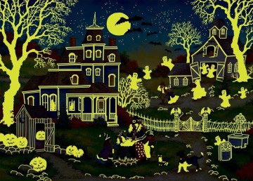 Masterpieces - Three Little Witches - 1000 Stukjes Glow in the Dark 4