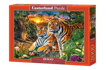 Castorland - Tiger Family - 2000 Stukjes 2