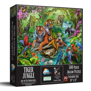 SunsOut - Tiger Jungle - 500 Stukjes 2