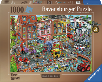 Ravensburger - Time Travel 3 - Modern Time - 1000 Stukjes 2