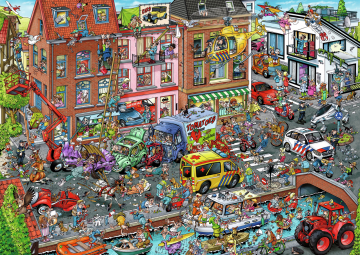 Ravensburger - Time Travel 3 - Modern Time - 1000 Stukjes