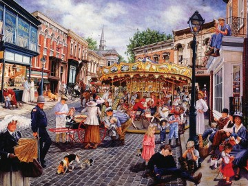 SunsOut - Town Carousel - 1000 XL Stukjes