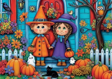 Delfy Puzzle - Trick or Treat - 1000 Stukjes