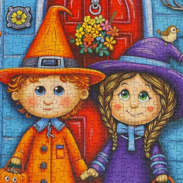 Delfy Puzzle - Trick or Treat - 1000 Stukjes 3