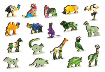 Wooden.City - Tropical Birds - 300 Stukjes 5