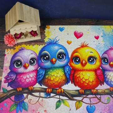 Delfy Puzzle - Tweeting in Harmony - 1000 Stukjes 3